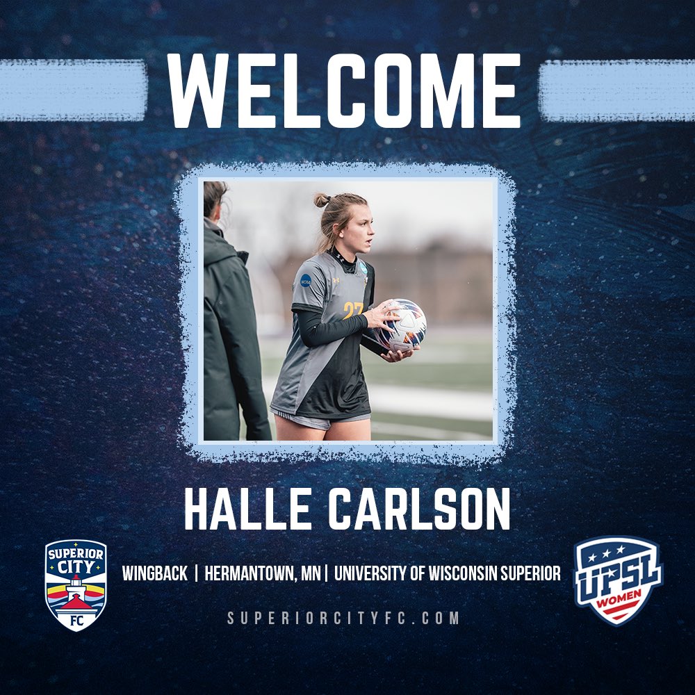 Wingback Warrior 💪

After helping @UWS_W_Soccer to 10 shutouts and a UMAC title, Halle is back with SCFC for another UPSL campaign.

Welcome back, Halle! 🦅

#BuiltSuperior #UpTheBeacons #UPSLsoccer