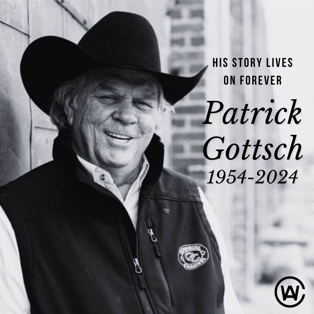 Over the weekend, Patrick Gottsch, Founder and President of Rural Media Group, Inc., parent company to RFD-TV, @Cowboy_Channel, The Cowgirl Channel, and Rural Radio 147, passed away. The CWA team is saddened by this news and wishes the Gottsch family tender care and warm