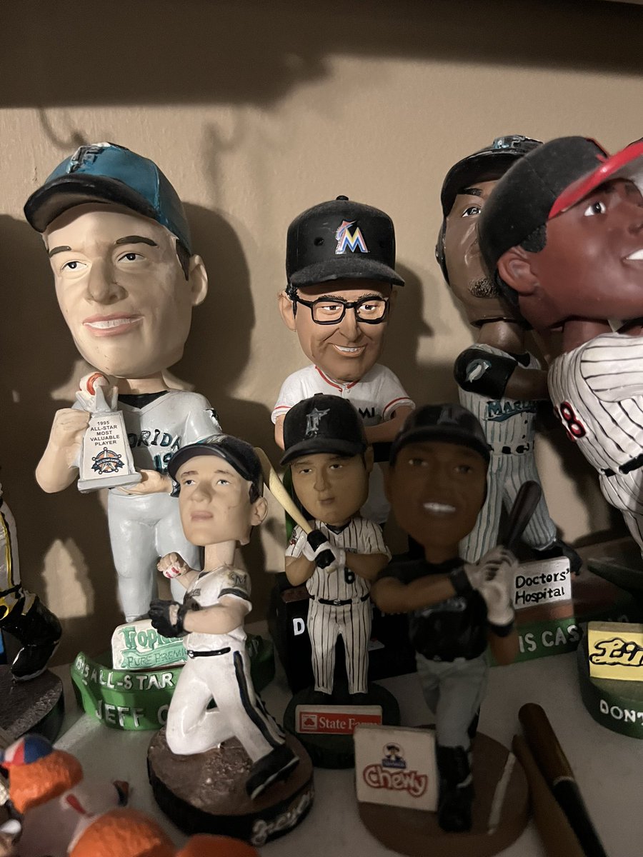 Domiegooch's tweet photo. @BallyMarlins I’ve been collecting these bad boys for years!  My Favorite is the Sandlot Ham Porter! https://t.co/TVSc1cea1y