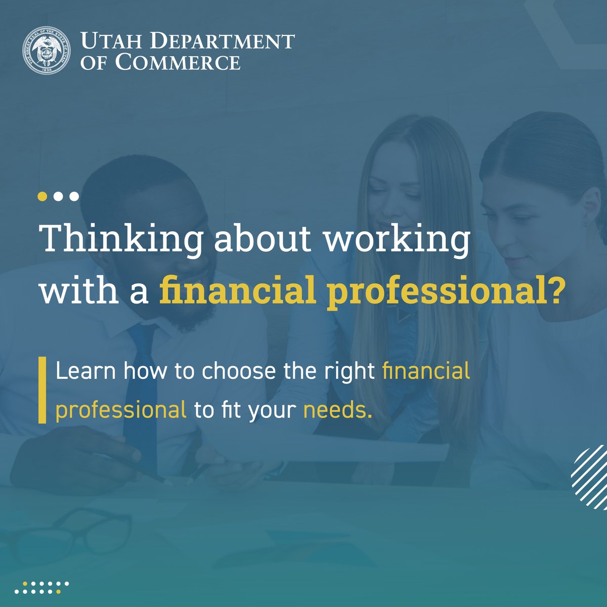 Looking to work with a financial professional but need help figuring out where to start? Check out these videos on choosing the right financial professional to fit your needs and learn how to make the best decision for your financial journey: investor.gov/introduction-i….