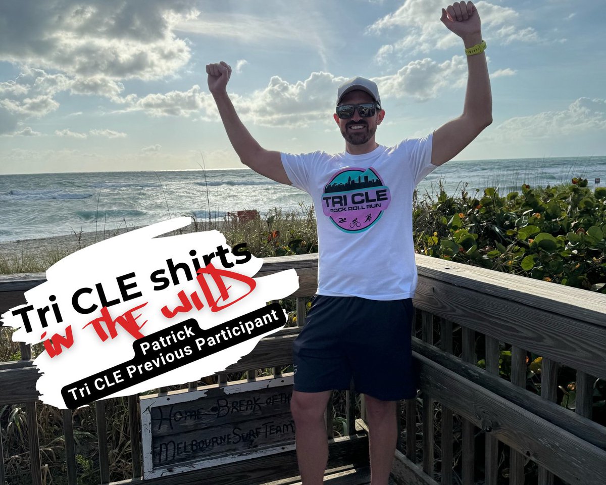 Previous participant Patrick shared his #tricleshirtsinthewild picture of him in Melbourne Beach, Florida!

Thank you, Patrick, for sharing your pic &amp; wearing your shirt proudly!
