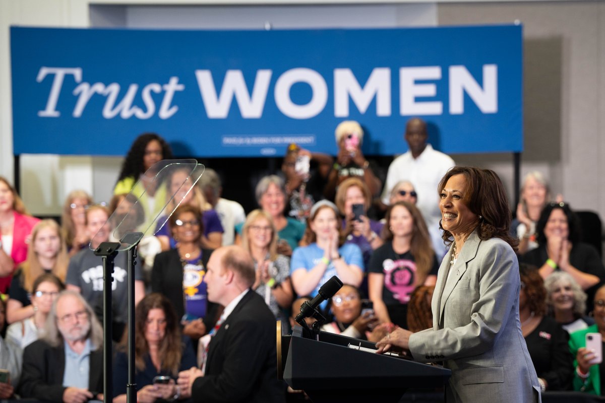 I've traveled across our nation in the fight for reproductive freedom.   

My message has been clear: We trust the women of America to make decisions about their own bodies. Trump does not.