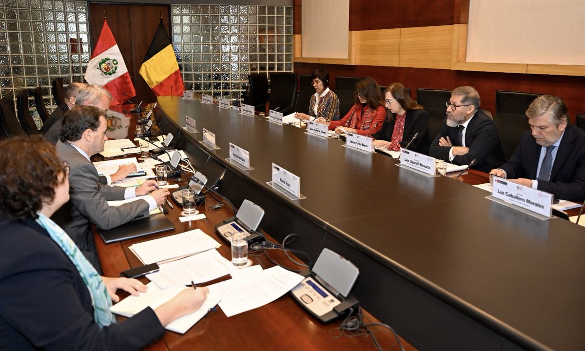 BelgiumDGB's tweet photo. Económia, multilateralismo, lucha contra el crimen, desarrollo… las convergencias volvieron a dominar las IV consultas políticas entre 🇵🇪 y 🇧🇪. https://t.co/hdzISub5Gs