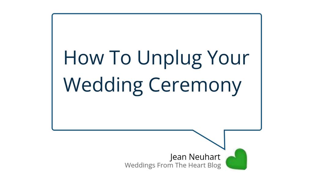 IMO, having your officiant make an announcement before the ceremony begins is the most effective method.

Read the full article: How To Unplug Your Wedding Ceremony
▸ lttr.ai/AS1YD

#WeddingsFromTheHeart #UnpluggedWeddingCeremony #UnpluggedWedding
