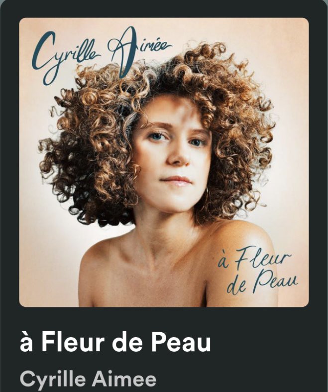 Few new jazz albums have had my grip as much as this one. This is a stunning treasure and a must spin!!!! I cannot even tell you how much I love this. BRAVA @CyrilleAimee !!!!!!!!❤️✨🔥 Folks, this is a must spin!!’👇🏽👇🏽👇🏽👇🏽 open.spotify.com/album/6HA7T7bS…