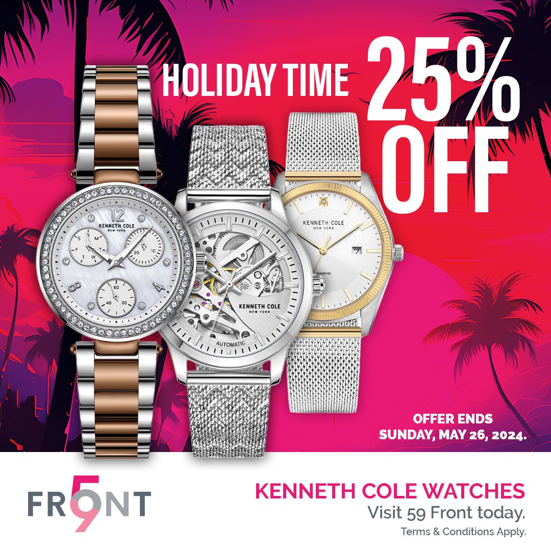 HOLIDAY TIME #KennethCole #59Front