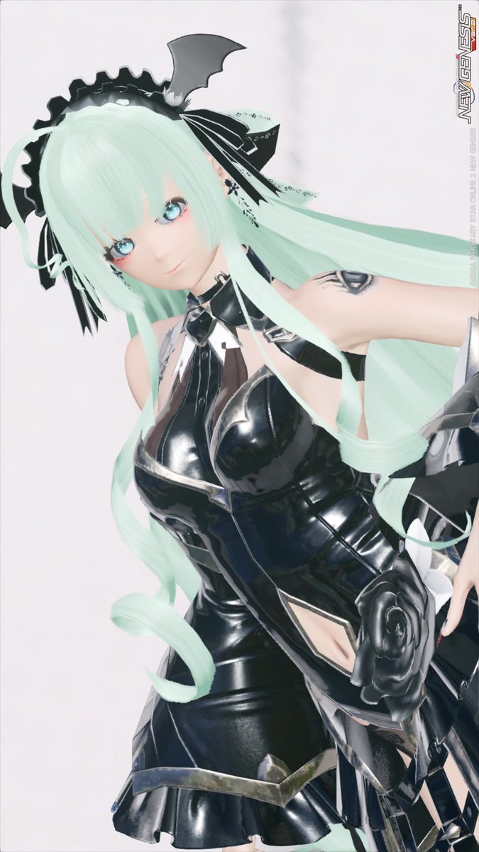 world27can2012's tweet image. #メンテの日なのでssを貼る
 #PSO2NGS_SS 
(ﾉ)･ω･(ヾ)QT日夏ちゃん髪色お試し中〜