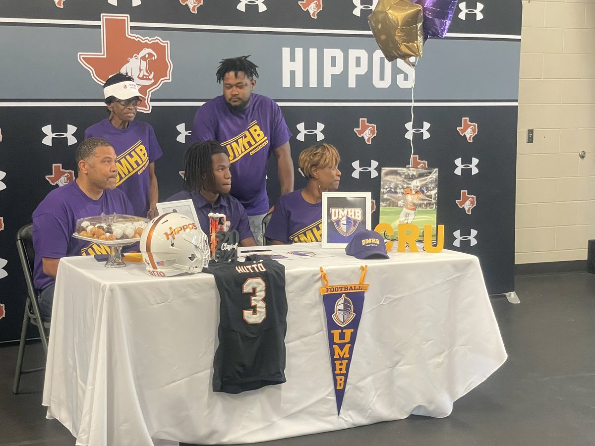 Education is hard work ….period!!!! But it makes it all worth it to see one of our own accomplish a high goal and sign!!!! Congrats @DevinMcMarion3x you signed with a great school and program!!!! That’s 22 Hippos signing this year!!! #buildingchampions