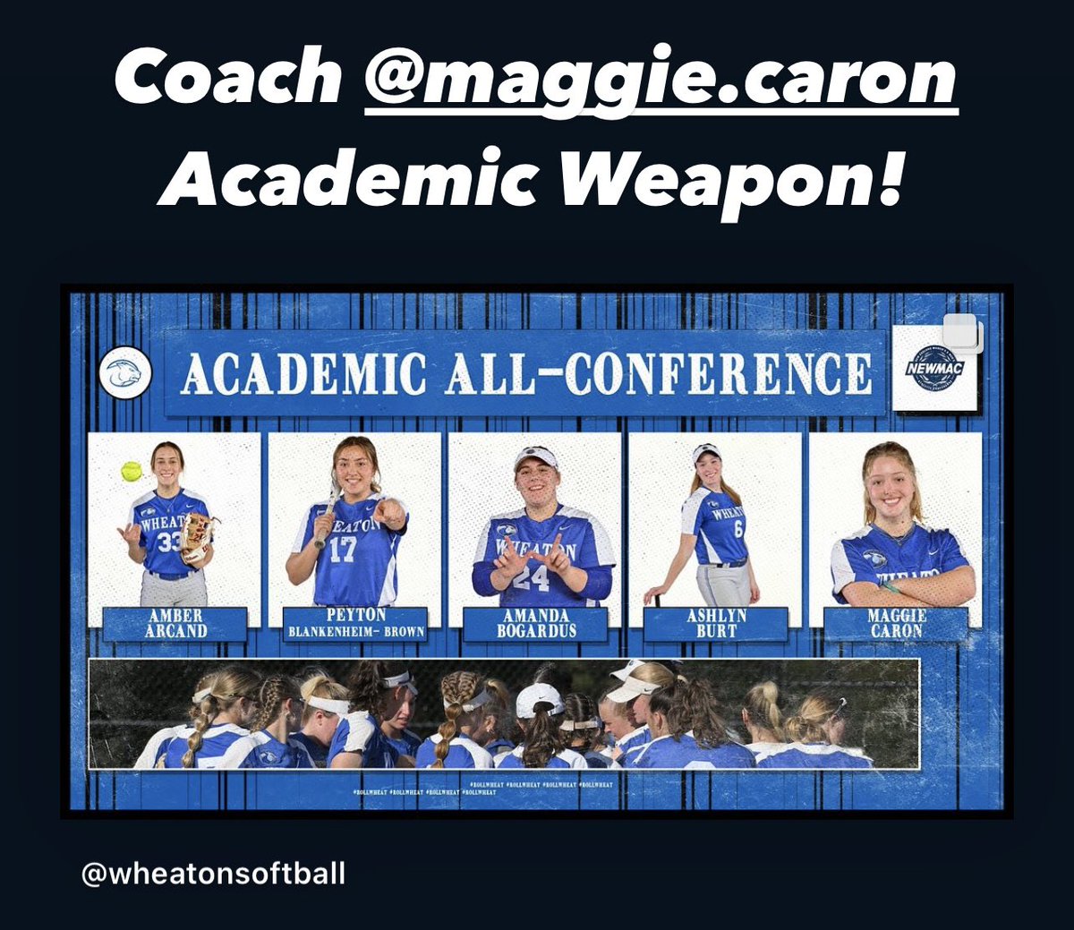 RES Angels Alum @m4ggiec4ron named Academic All-Conference! @Masco_Softball