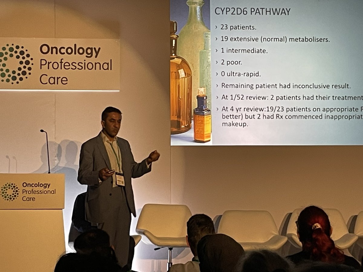 Very busy day 1 at <a href="/OPC24/">opc24</a>
Excellent presentation by Dr Stephen Abbs and Dr Malav Bhimpuria on the implementation of #pharmacogenomics in clinical practice.