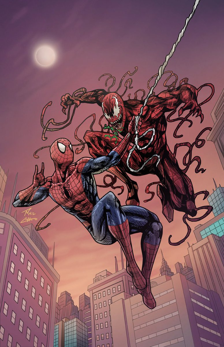 Spider-Man vs Carnage Artwork by @philchoart #SpiderMan