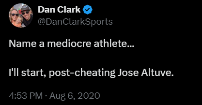 CoryMcCord's tweet photo. @DanClarkSports my bad, bro. i guess your tune already did change! https://t.co/K9m5y9ArvZ