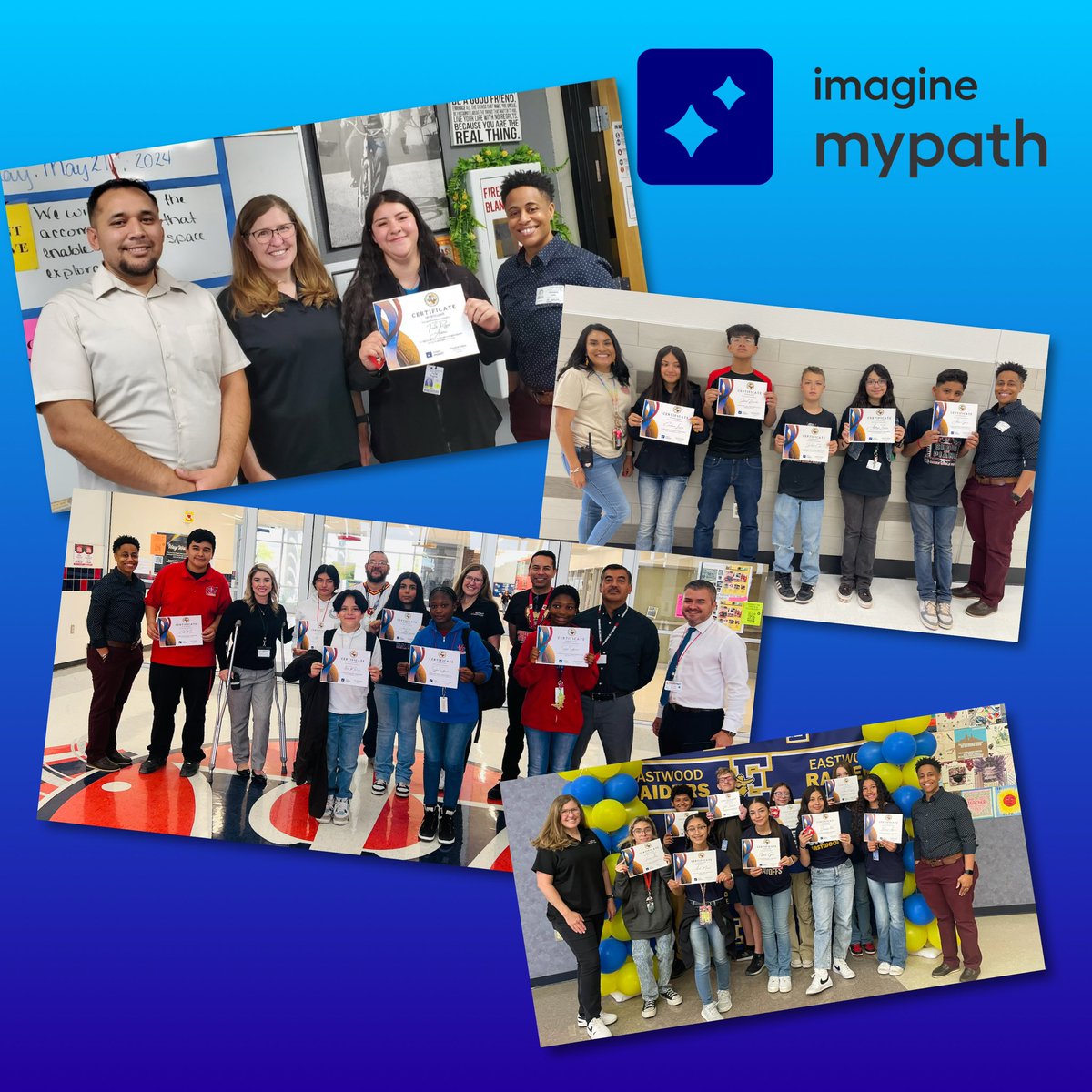 PK8Academics's tweet image. It’s a ✖️Great➗ day to be a #Mathematician in @YsletaISD 🙌🏼

Kudos to @TheParkMS @HANKSMSYISD @belairmiddle and @EMS_Raiders for their excellent achievement in @ImagineLearning #MyPath 👏🏼

@BrendaChR1 @LouisaYISD @JMacias_CI @MCadena_YISD