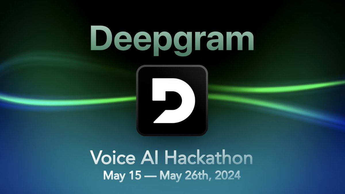 If you haven't heard by now, Deepgram is sponsoring @Vapi_AI's Voice AI Hackathon! For anyone who wants to build the next great voice AI app, this link is for you: vapi.sh/vapithon