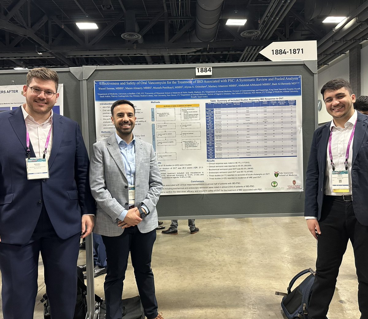 Grateful for Dr. <a href="/Badr_AlBawardy/">Badr Al-Bawardy</a>'s unwavering support and the KFSH team! Once a member of the <a href="/KFSHRC/">مستشفى الملك فيصل التخصصي ومركز الأبحاث</a> family, always a member. <a href="/DDWMeeting/">Digestive Disease Week</a> #GItwitter #DDW2024 #Alfaisal