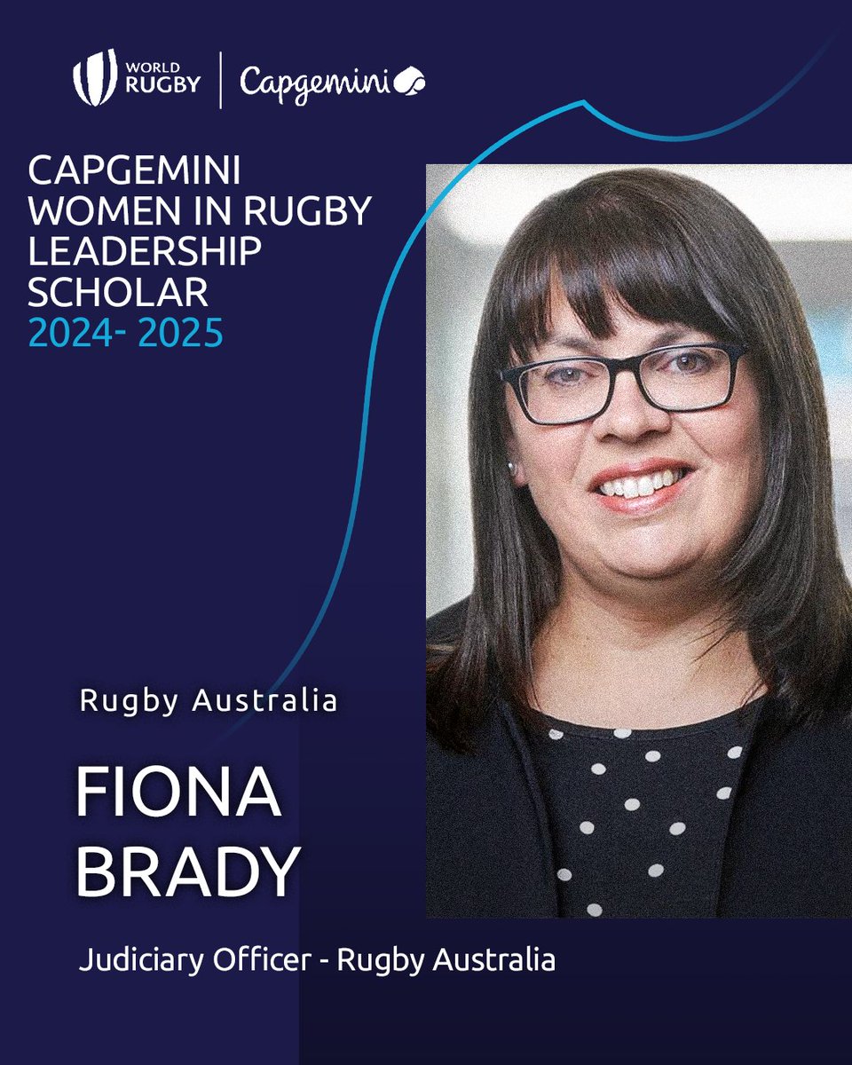 Congratulations to Fiona Brady on being selected as one of the 25 participants in @WorldRugby's Women in Rugby Leadership Programme. Fiona's volunteer efforts have been instrumental in supporting South Australian rugby over the past two decades 👏