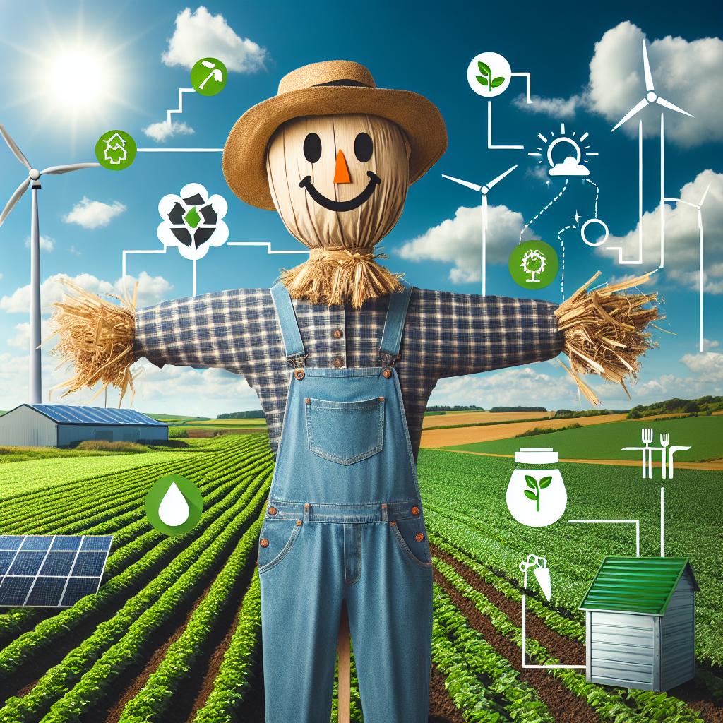Why did the scarecrow become a sustainable farmer? Because he was outstanding in his field! 🌾😄 Let's all aim to be a bit more like him and support #SustainableAgriculture. #FarmHumor #EcoFriendly #GreenLiving