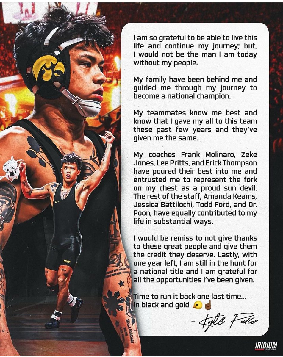 rossbchek's tweet image. All-American Kyle Parco has also announced that he is transferring to the Hawkeyes