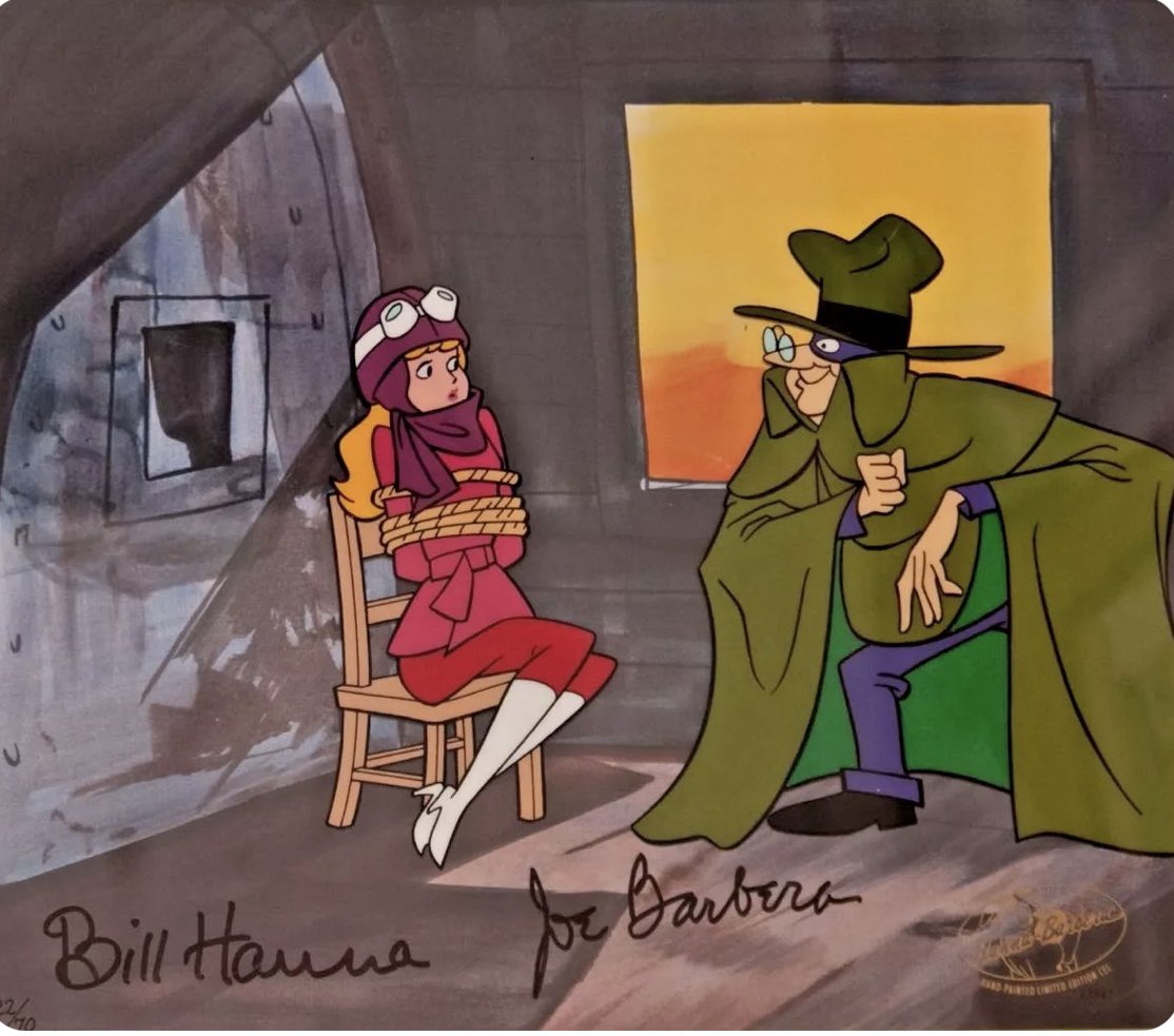 #hannabarbera A cool Penelope cel signed by Hanna and Barbera 😁👌👍