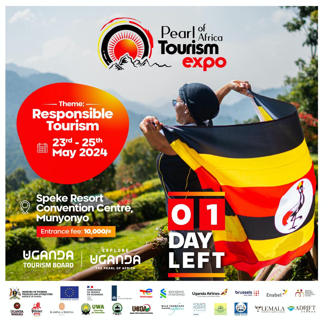 The wait is finally over. #POATE2024 is here, bigger and better than before 🥳🥳🥳 All roads lead to @spekeresort for the 8th edition of the top tourism Expo in the region. Come and learn, network, and showcase Uganda to the world 🇺🇬 Entrance: UGX 10,000. #ResponsibleTourism