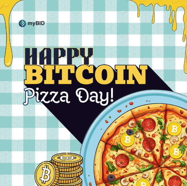 🍕 Happy Pizza Day, myBID community! 👨‍🚀

Today we remember the days before the world recognized the future value of Bitcoin. Let’s all learn from history and not miss out on the next 100x token. Who do you think will be next? 👀 🤔

#myBID #SSI #DigitalID #ZKP #GovTech