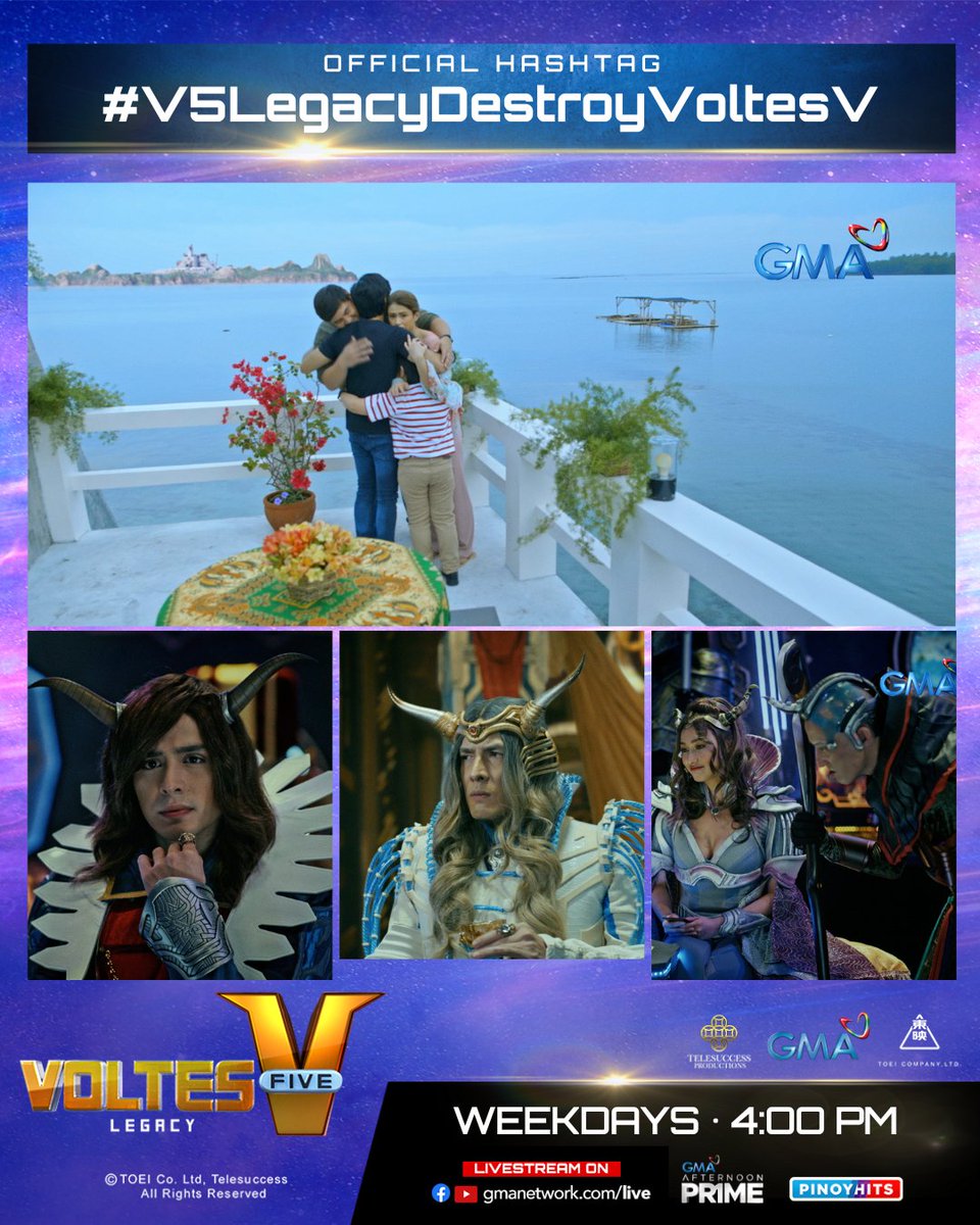 Prince Zardoz's top priority now is to #V5LegacyDestroyVoltesV! Kita-kits mamayang 4:00 PM para sa super robot action sa hapon! Let's volt in again for #VoltesVLegacy! 👊⚡ Visit gmanetwork.com/VoltesVLegacy for more content!