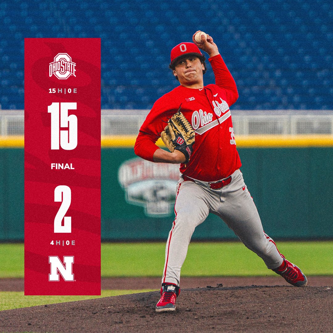 FINAL (7 Innings) | Opening the B1G Tournament with a dominant W 💥

#GoBucks