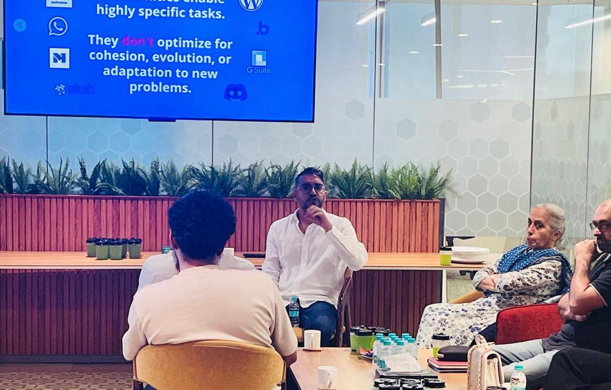 Back from a hectic, but eventful trip to India and Singapore. Many meetings and group conversations - but what stood out was the enthusiasm and energy in these discussions, like nowhere else! 

Public infrastructure like the #ONDC, and the #Finternet, are opening new avenues for