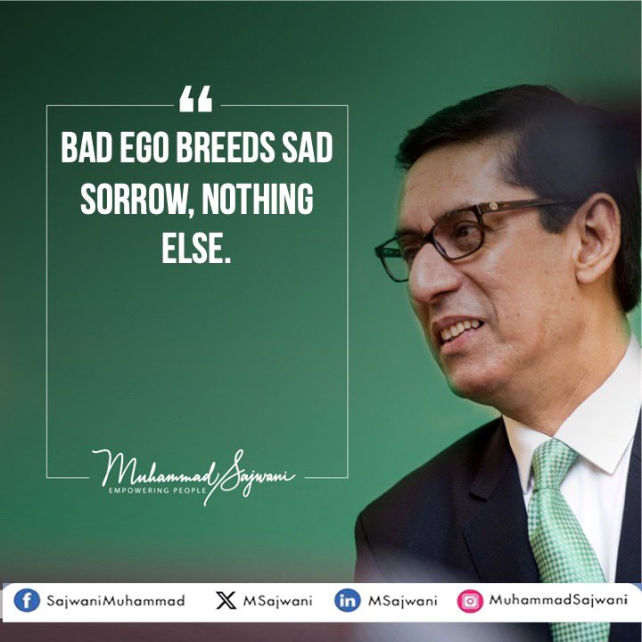 msajwani's tweet photo. Leadership has never been a popularity contest; it's about leaving your bad ego at the doorstep of your house before leaving for work.
#ego #pride #arrogance #confidence #trust #control #micromanage
#MuhamamdSajwani
#EvolveHR
#EmpowerPeopleTransformLives
#hrconsultants https://t.co/skun4j37tD