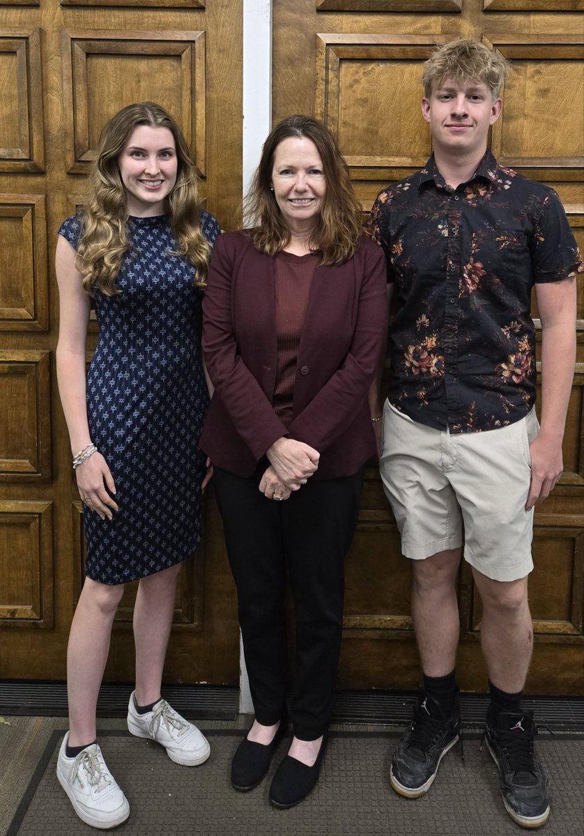SupNellie's tweet photo. Saying goodbye to our student board members. Thank you Sadie and Christophe for your important perspectives this year! #thingsiwillmiss https://t.co/HE3PbsiE7s