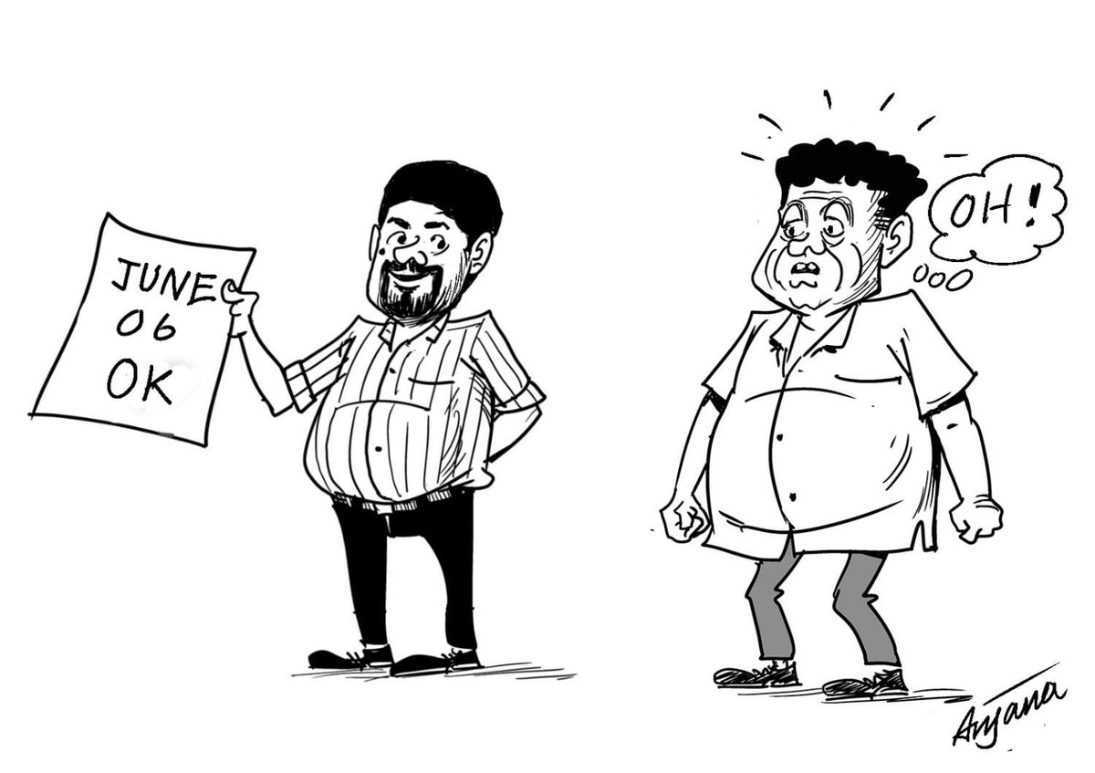 “Daily News” cartoon by Anjana Indrajith #lka #SriLanka #ElectionLK #PresPollSL #SJB #NPP