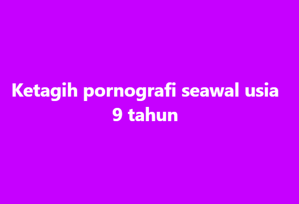 SinarOnline's tweet photo. Ketagih pornografi seawal usia 9 tahun

SHAH ALAM - Kes jenayah seksual di negara ini dilihat semakin membimbangkan lebih-lebih lagi apabila melibatkan kanak-kanak yang terjebak dengan gejala tersebut seawal usia sembilan tahun ketagihan pornografi dan hiperseksual.

Ketua Pegawai Eksekutif Pusat Bimbingan Remaja Puteri Raudhatus Sakinah, Rosmawati Zainal berkata, kadar kes jenayah berkenaan mula meningkat dalam kalangan kanak-kanak selepas Perintah Kawalan Pergerakan (PKP) akibat Covid-19.

#sinarharian #pornografi #kanakkanak
