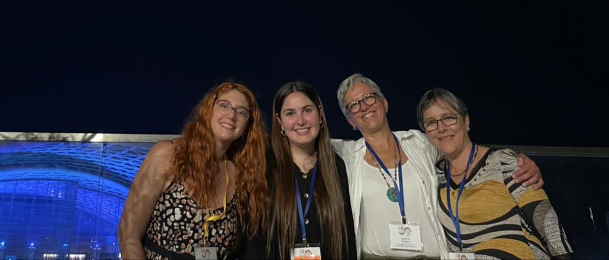 The Uruguayan task force in the amazing #SRBR2024 in San Juan 🇵🇷

<a href="/AALaurent2/">Antonella Arrieta Laurent</a> <a href="/valepazperez/">Valentina Paz</a> <a href="/BTassino/">Bettina Tassino - @BTassino.bsky.social</a> <a href="/AnaSilv38535817/">Ana Silva</a> 

<a href="/FcienUdelar/">Facultad de Ciencias</a> <a href="/psicoudelaruy/">PsicoUdelar</a> <a href="/NeuroFcien/">LabNeuroFcien</a>