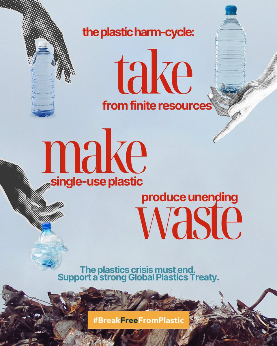 The industry is poised to invest billions in expanding plastic production. 🏭 To end plastic pollution, we must push for REAL SOLUTIONS, starting at the SOURCE. ✅ Learn more about the #PlasticsTreaty 👇 breakfreefromplastic.org/plastics-treat… #BreakFreeFromPlastic