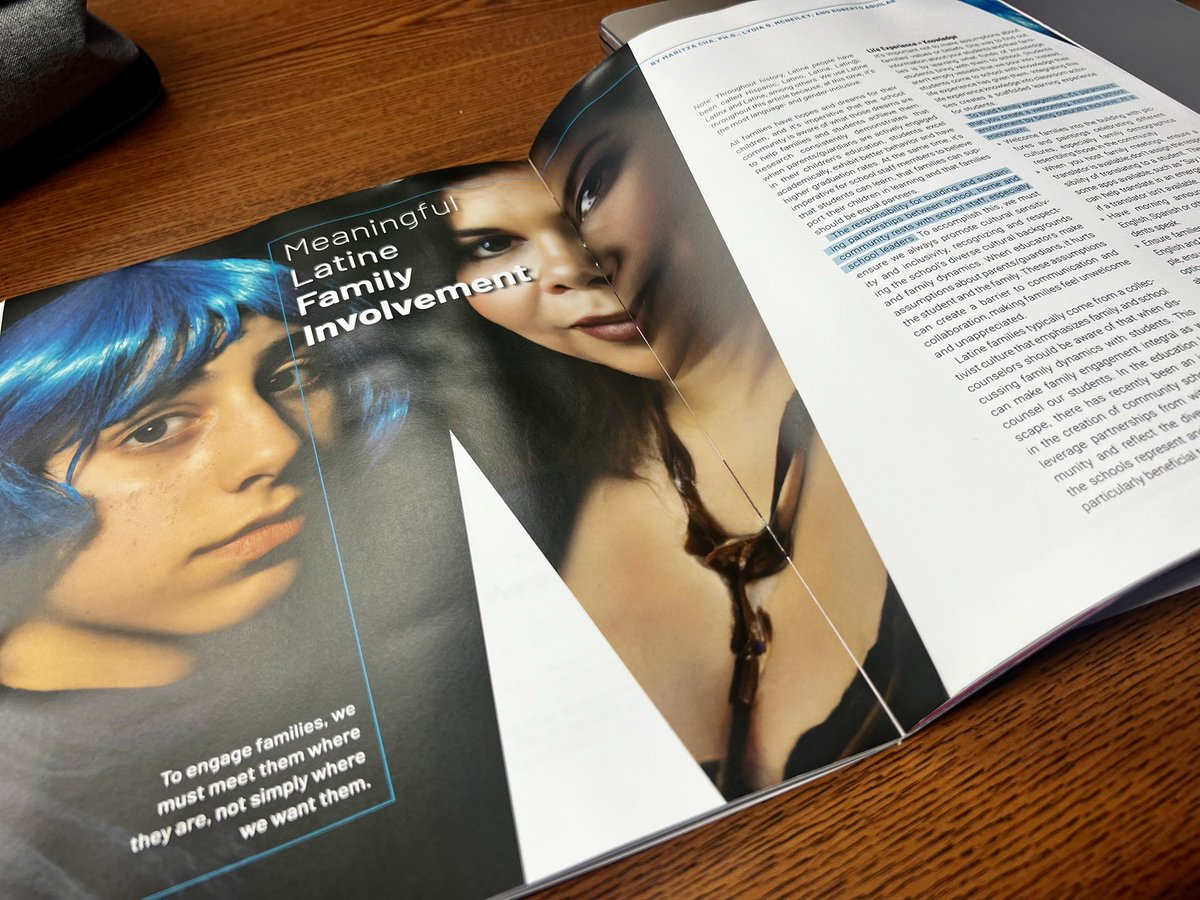 It’s out 🙌🏽🥹❤️ Grateful to have contributed to this month’s #ASCA magazine alongside the amazing @laschoolcnslr and @raaggie_pdx 🙌🏽 Thank you @ASCAtweets for the opportunity to share best practices for work that is so important to us. #SiSePuede #scchat