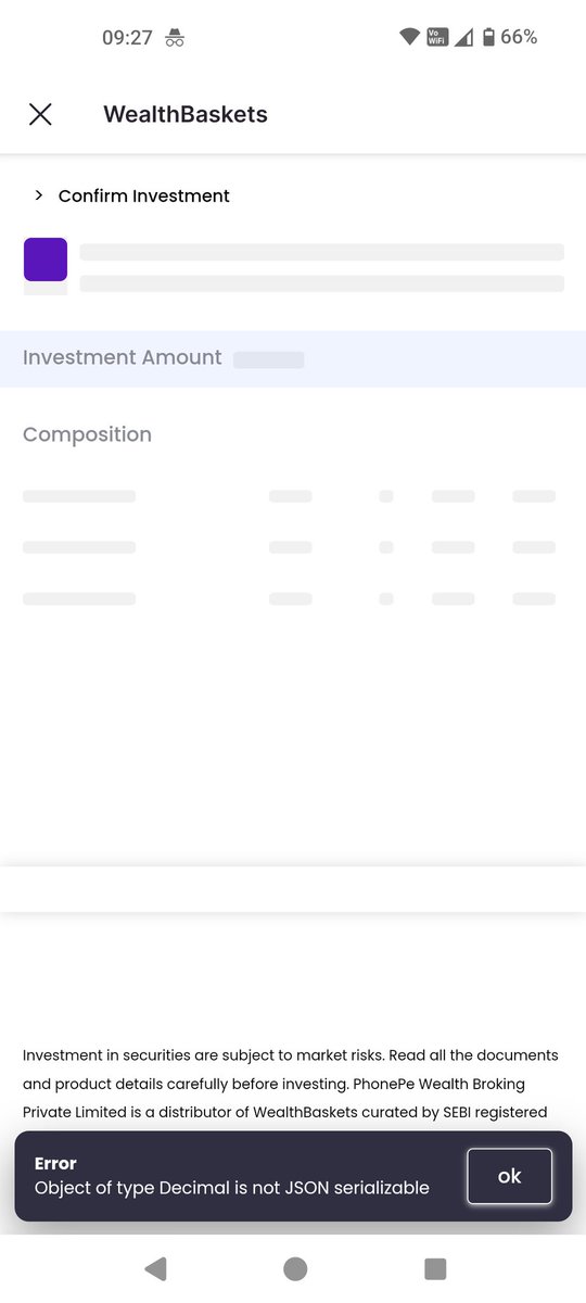 vivekgn89's tweet photo. @SharedotMarket Huge issues with Wealthbasket rebalancing. Please resolve this ASAP. https://t.co/qSjzI8D5y7