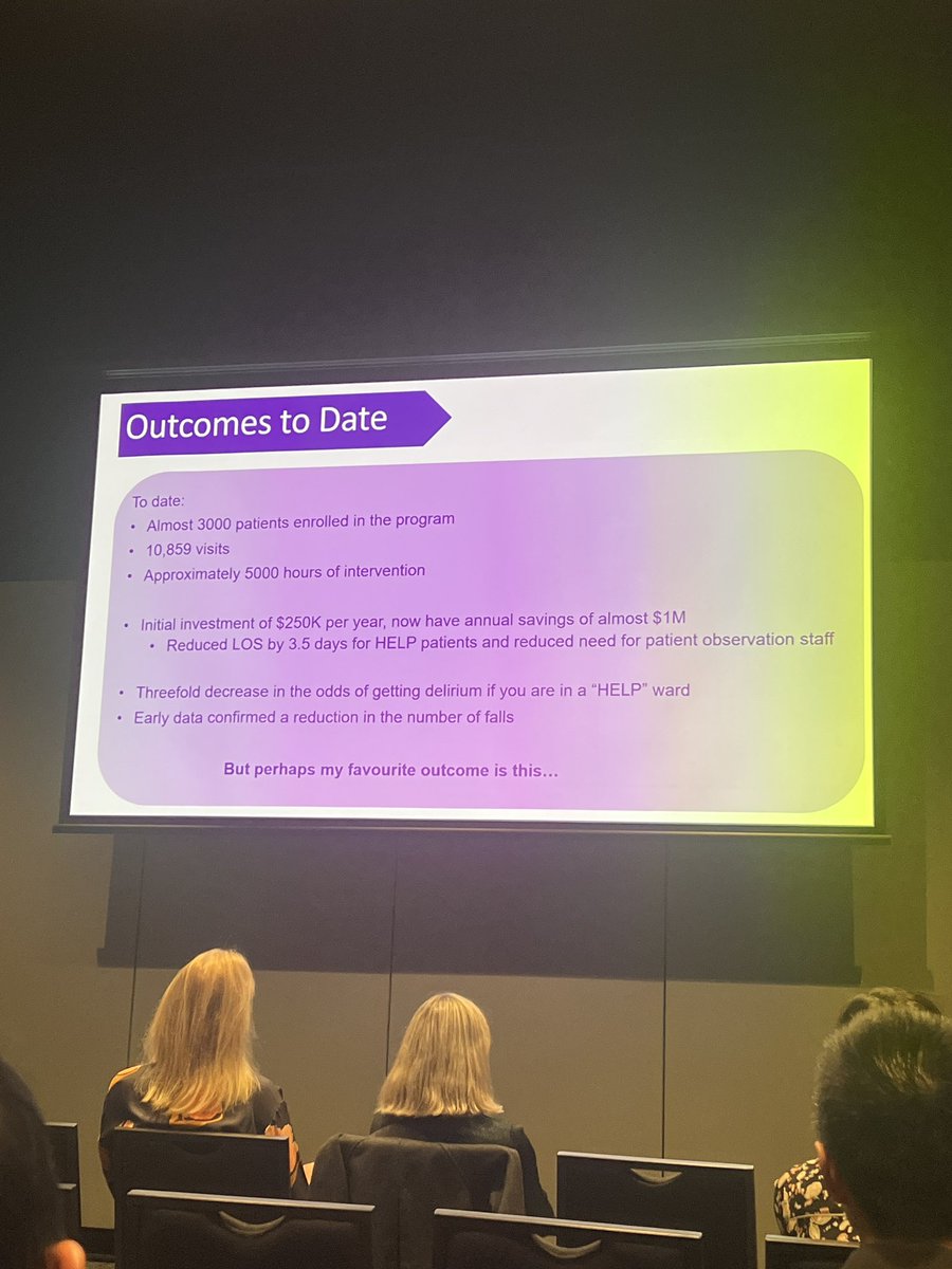 Dr Laura Jolliffe (@ljjolliffe) on Twitter photo Amazing results <a href="/shiell_kerrie/">Kerrie Shiell</a> and Grampians Health implementing the HELP program and reducing rates of delirium in hospitalized older adults #anzsgm24 Amazing results <a href="/shiell_kerrie/">Kerrie Shiell</a> and Grampians Health implementing the HELP program and reducing rates of delirium in hospitalized older adults #anzsgm24
