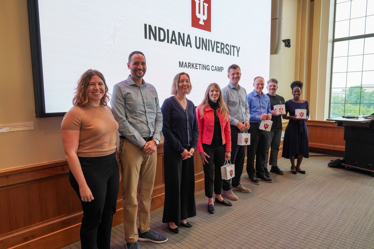 Kelley School of Business, Department of Marketing (@ksbmktg) on Twitter photo We recently hosted our 2nd Marketing Camp!
We had a marketing-society theme. Thanks to Ken Wilbur, <a href="/aziza_jones/">Aziza Jones</a>, Manuel Hermosilla, Kristopher Keller, Rebecca Hamilton for presenting!
Thanks to organizers <a href="/katechristens/">Kate Christensen</a>, <a href="/kelleygwight/">Kelley Gullo Wight</a>, Erick Mas for another successful camp! We recently hosted our 2nd Marketing Camp!
We had a marketing-society theme. Thanks to Ken Wilbur, <a href="/aziza_jones/">Aziza Jones</a>, Manuel Hermosilla, Kristopher Keller, Rebecca Hamilton for presenting!
Thanks to organizers <a href="/katechristens/">Kate Christensen</a>, <a href="/kelleygwight/">Kelley Gullo Wight</a>, Erick Mas for another successful camp!