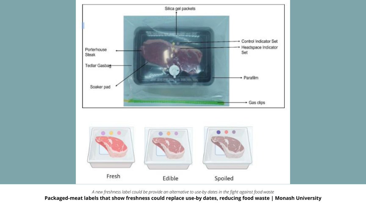 Medianet (@medianettweets) on Twitter photo 🌐Today's Press Release Highlights from Medianet🌐
Packaged-meat labels revolutionise freshness: <a href="/MonashUni/">Monash University</a> researchers develop colour-changing patches to indicate raw meat freshness, potentially reducing food waste.
linkedin.com/pulse/newsmatc… 🌐Today's Press Release Highlights from Medianet🌐
Packaged-meat labels revolutionise freshness: <a href="/MonashUni/">Monash University</a> researchers develop colour-changing patches to indicate raw meat freshness, potentially reducing food waste.
linkedin.com/pulse/newsmatc…
