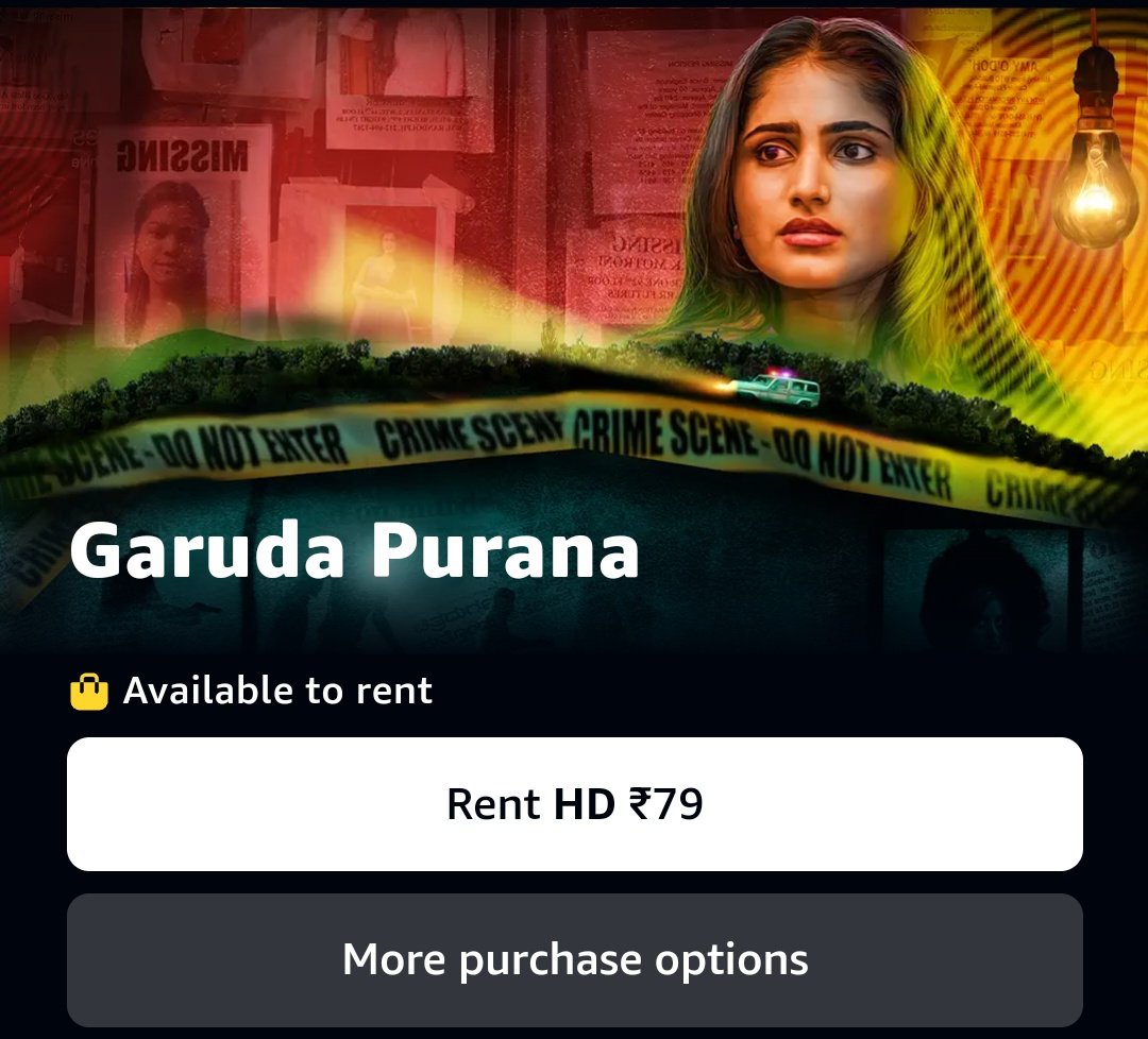 Kannada film #GarudaPurana (2023) by #ManjunathBNagba, ft. Manjunath B Nagba, Disha Shetty, Chelluvaraj, Mahendra Gouda & Rajkumar Bhagawanth, now available for RENT on @PrimeVideoIN Store.
