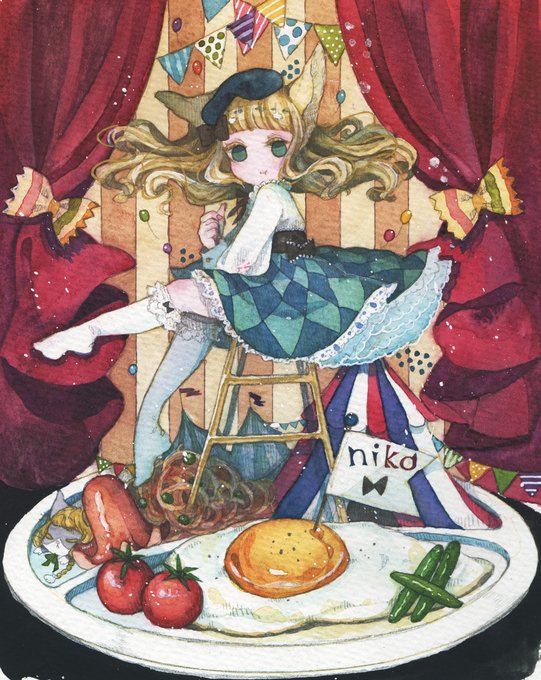 「fork sitting」 illustration images(Latest)