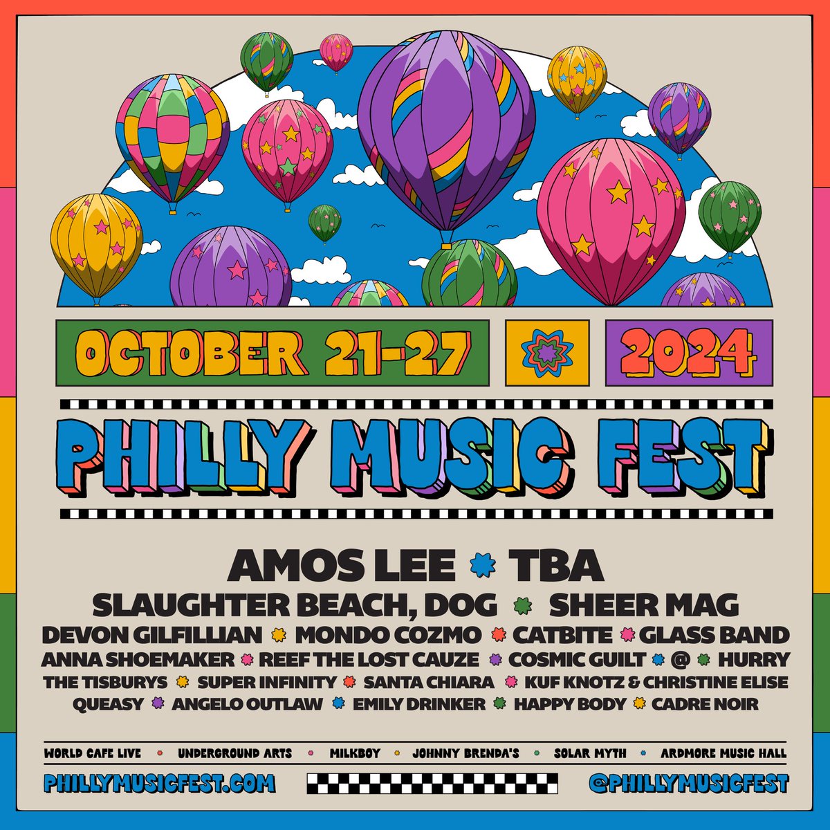 Welcoming the PMF24 lineup - 21 bands, 7 nights, 1 scene. Tickets on sale Friday, May 24.