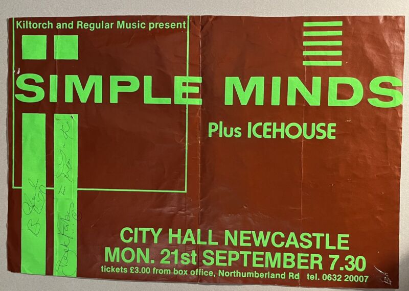 SIMPLE MINDS - Fully Signed Rare original Gig poster Sept 1981

Ends Fri 24th May @ 4:30pm

ebay.co.uk/itm/SIMPLE-MIN…

#ad #PunkRecords #vinyl #VinylRecords