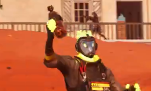 HYPEX's tweet photo. Snooty Steppes is changing in Season 3 (VIA @duskyxlops) ‼️

And looks like there might be 2 Fortnite x Fallout Collab Items: "Nuka-Cola" &amp; "Laser Rifle" 👀 https://t.co/bcftIwExkW