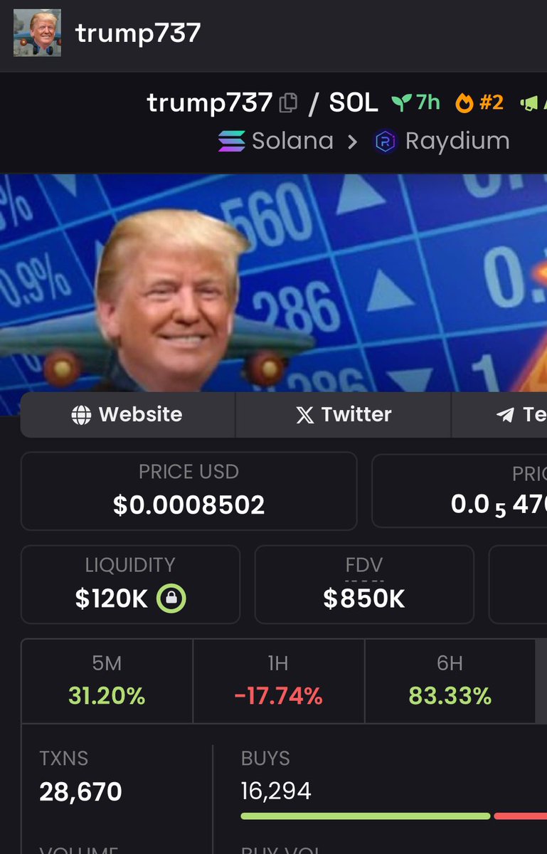 sagexbabyx's tweet photo. We taking off again 3M incoming ✈️
#trump737 @trump737sol https://t.co/HY9bMDb3Js