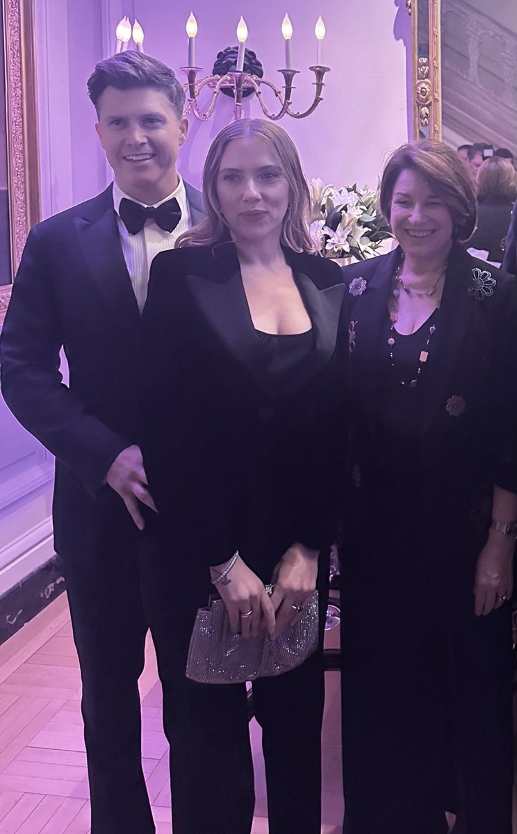 Yes, this is the real Scarlett Johansson with me (and some random guy) after the White House Correspondents’ dinner. We must pass legislation to protect people from having their voice and likeness replicated through AI without their permission.