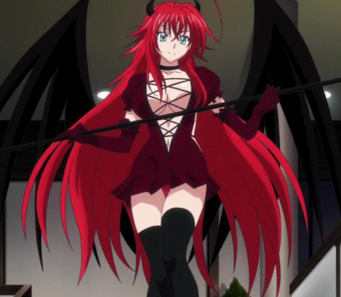 I&rsquo;m going to do a Rias Gremory school girl outfit, but I&rsquo;m thinking of this one. What do you think? https://t