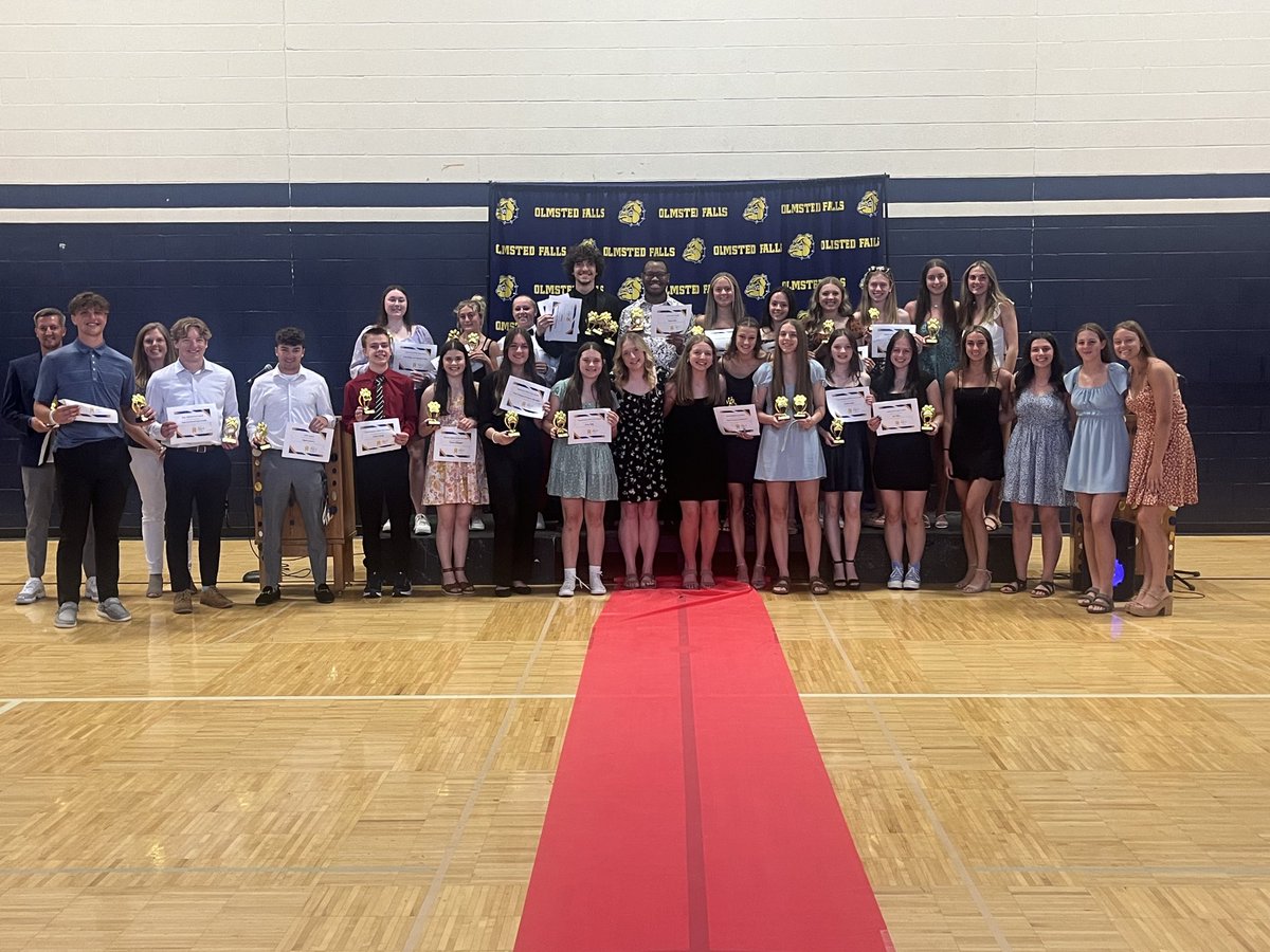 Congratulations to the arts and athletics. Fun night celebrating your year in review.