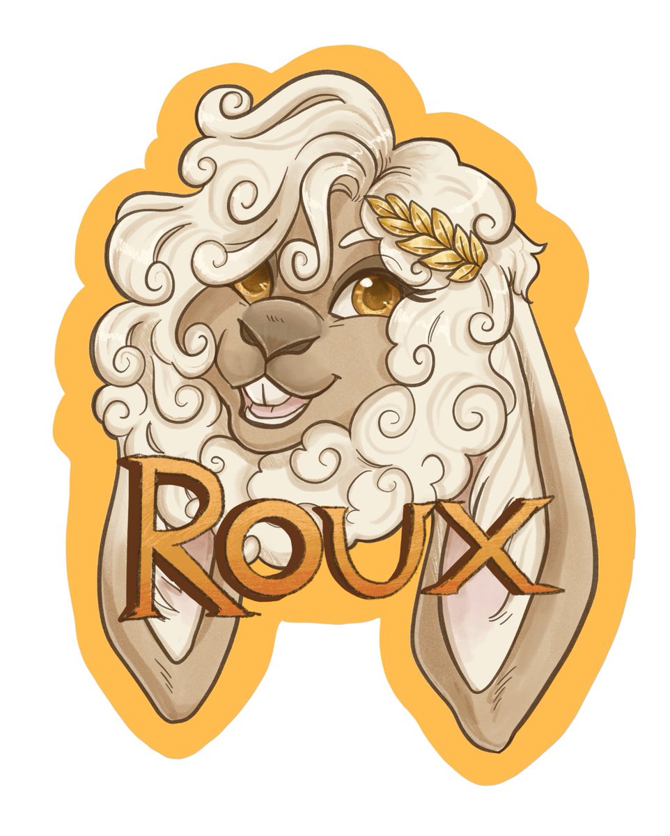 Faux traditional badges, $65 shipped in the US with a quick turnaround for your next con! Roux belongs to my wife @Casey_A_Ward DM me!
