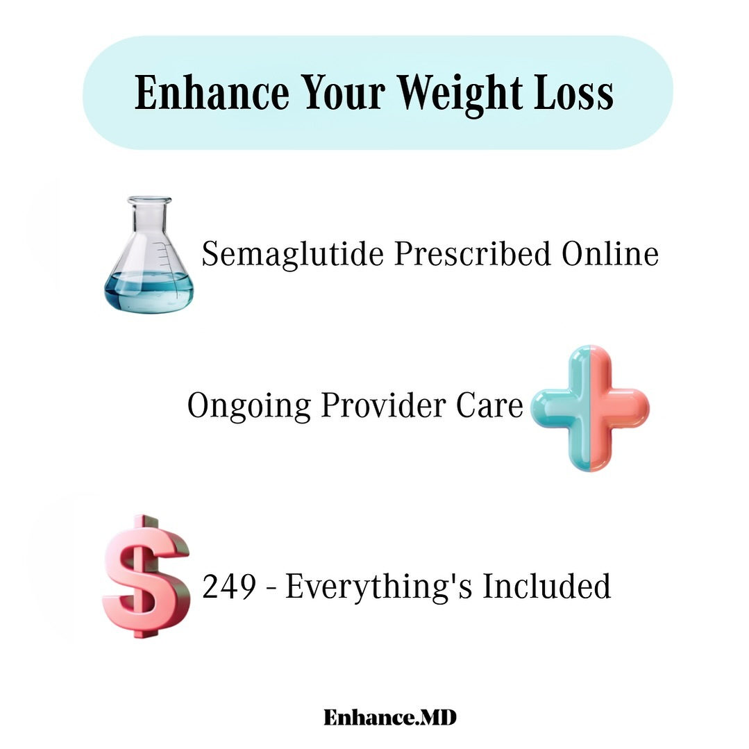 joinenhance's tweet photo. $249 - What’s Included: 

✅4 Weeks of Medication (All Refills / All Dosages / Same Price)

✅Ongoing Provider Care &amp; Support

✅Metabolic Laboratory Testing Every 6 Months

✅Syringes &amp; Alcohol Pads Kit

✅Nutrition &amp; Wellness Coaching

✅Platform Access &amp; Educational Content https://t.co/Nz5MGSe91w